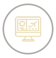 Airport Flight Monitoring Icon